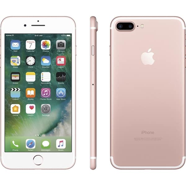 Shop Refurbished Apple Iphone 7 Plus 128gb Gsm Unlocked Rose Gold Rose Gold Overstock 30729080