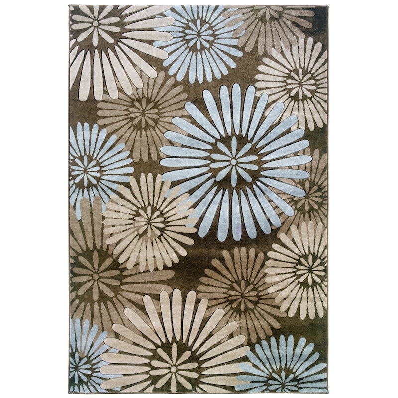 Milan Perth Floral Area Rug