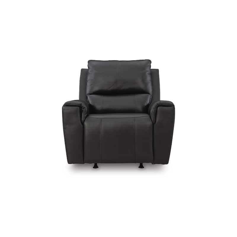 Signature Design by Ashley Glassmere Black Recliner