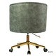 preview thumbnail 56 of 57, ET Tufted Task Chair With Golden Base by HULALA HOME