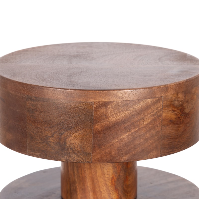 Kate and Laurel Omar Round Drink Table