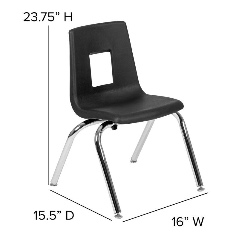 47.5" Circle Wave Flexible Activity Table Set with 14" Student Stack Chairs