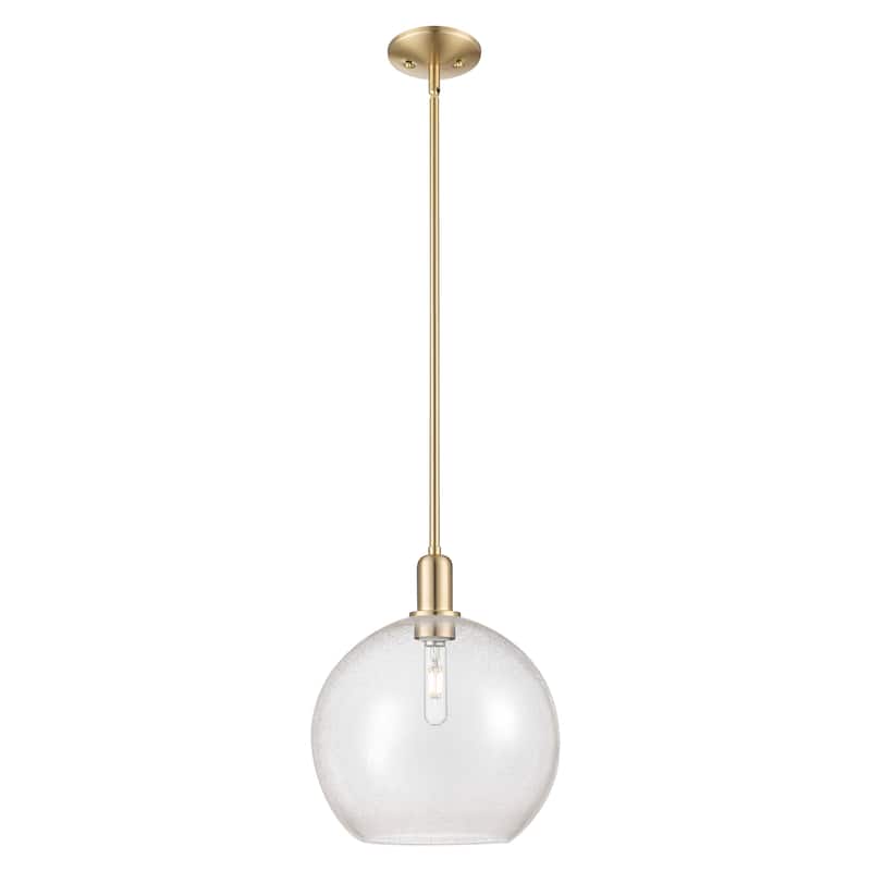 Innovations Lighting Endless Possibilities Arcadia - Athens - 1 Light 12" Stem Hung Mini Pendant - Champagne Bronze/Seedy