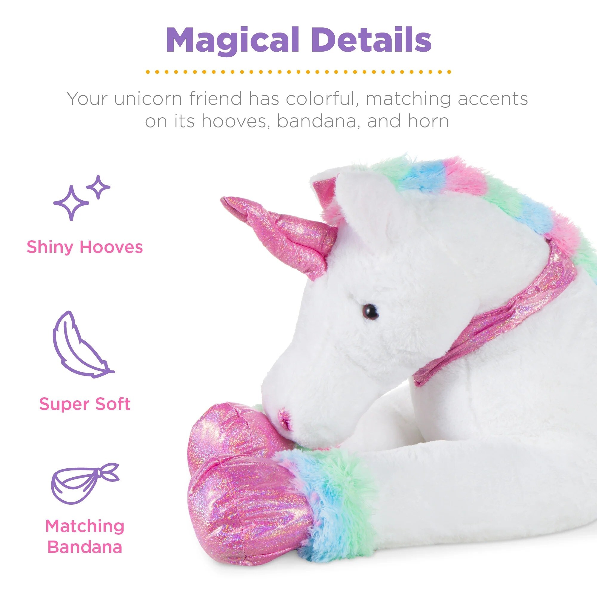 Life size unicorn stuffed animal 2025