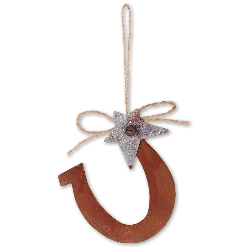 Horse Shoe Ornament, Set of 6