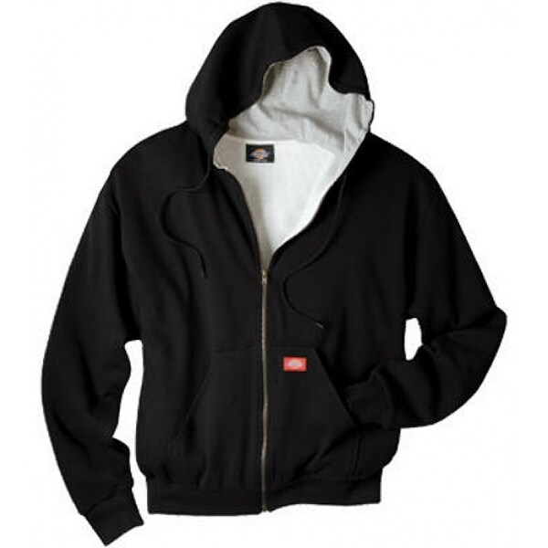 Shop Dickies TW382BKL Men's Thermal Lined Hooded Fleece Jacket, Large, Black - Free Shipping On 