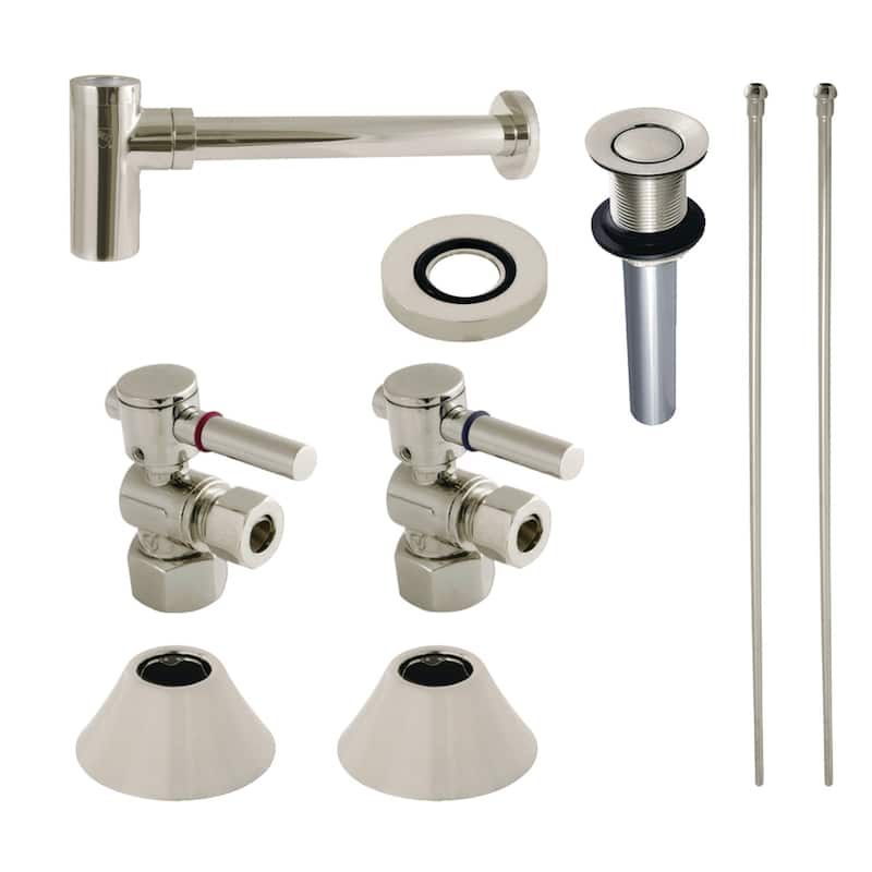 Kingston Brass Trimscape Plumbing Sink Trim Kit with Bottle Trap and Drain