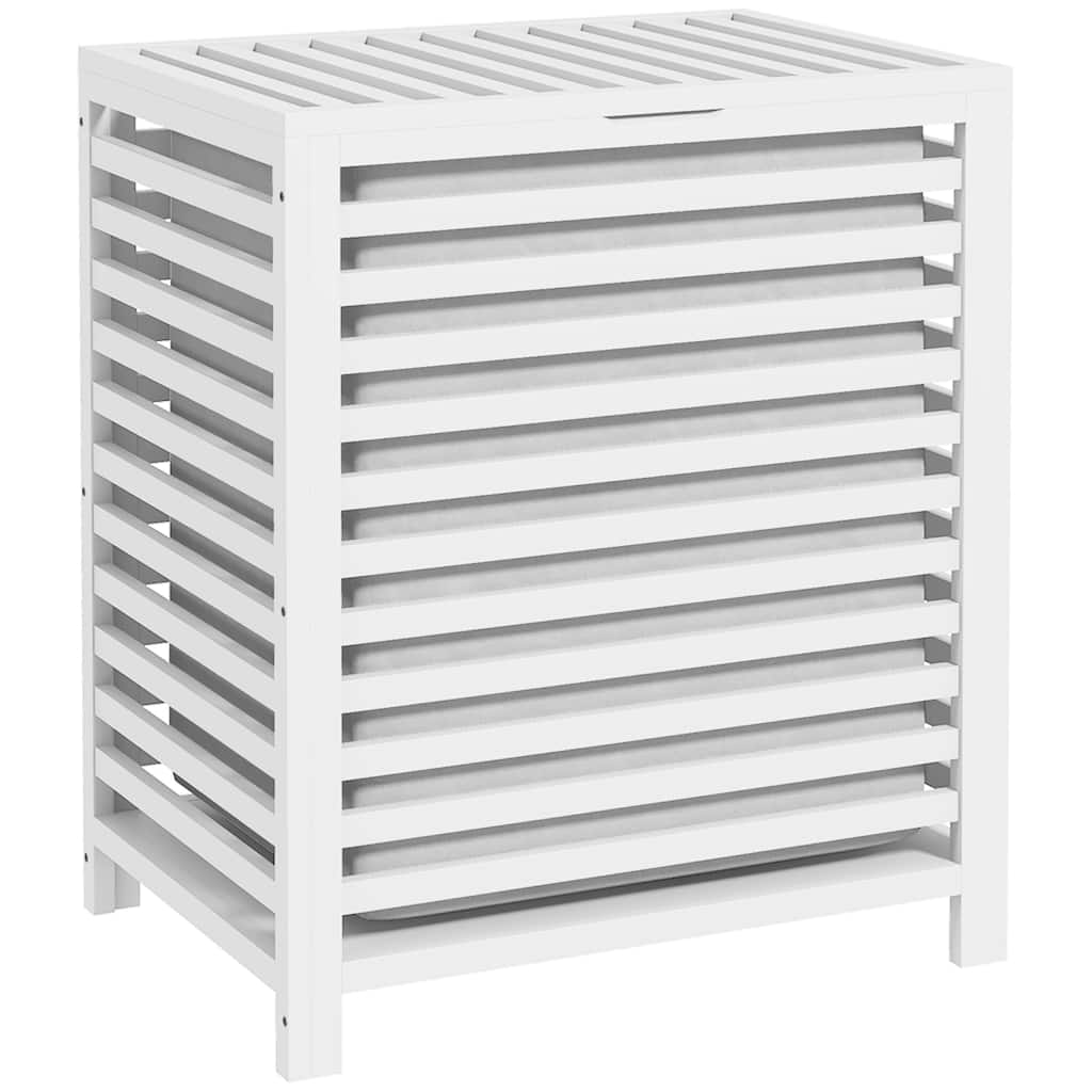 Homcom Bamboo Laundry Hamper With Lid