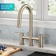preview thumbnail 18 of 86, KRAUS Oletto Bridge Kitchen Faucet with 2-Function Pull-Down Sprayhead