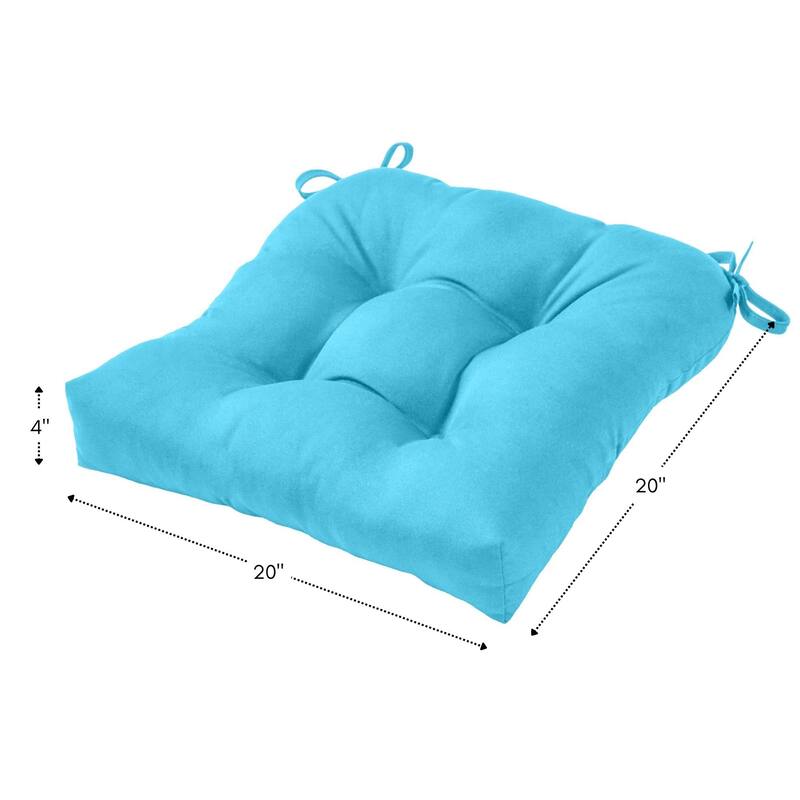 Sunbrella Tufted 20-inch Outdoor Chair Cushion