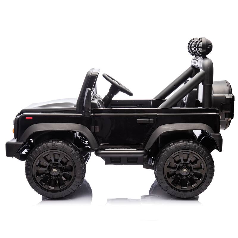 24V Kids Ride On Car W/Parents Control, 2wd, Four-wheel suspension, Bluetooth, Music