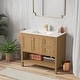 preview thumbnail 13 of 13, Chateau 36" Bathroom Vanity In Natural Oak