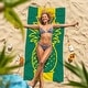 preview thumbnail 46 of 74, Large Turtle Shark Seahorse Beach Towel Pool Swimming Towels 30" X 60", 35"x70"