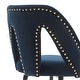 preview thumbnail 13 of 45, Set of 2 Contemporary Velvet Upholstered Bar Stool with Nailheads