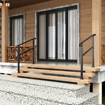 Iron Stair Rail Steps Suitable for Garden Porch and Home Applications