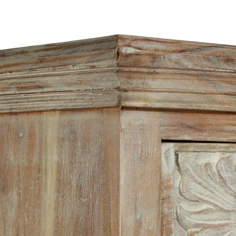 Holgate Boho Handcrafted Acacia Wood 3 Drawer Chest by Christopher Knight Home