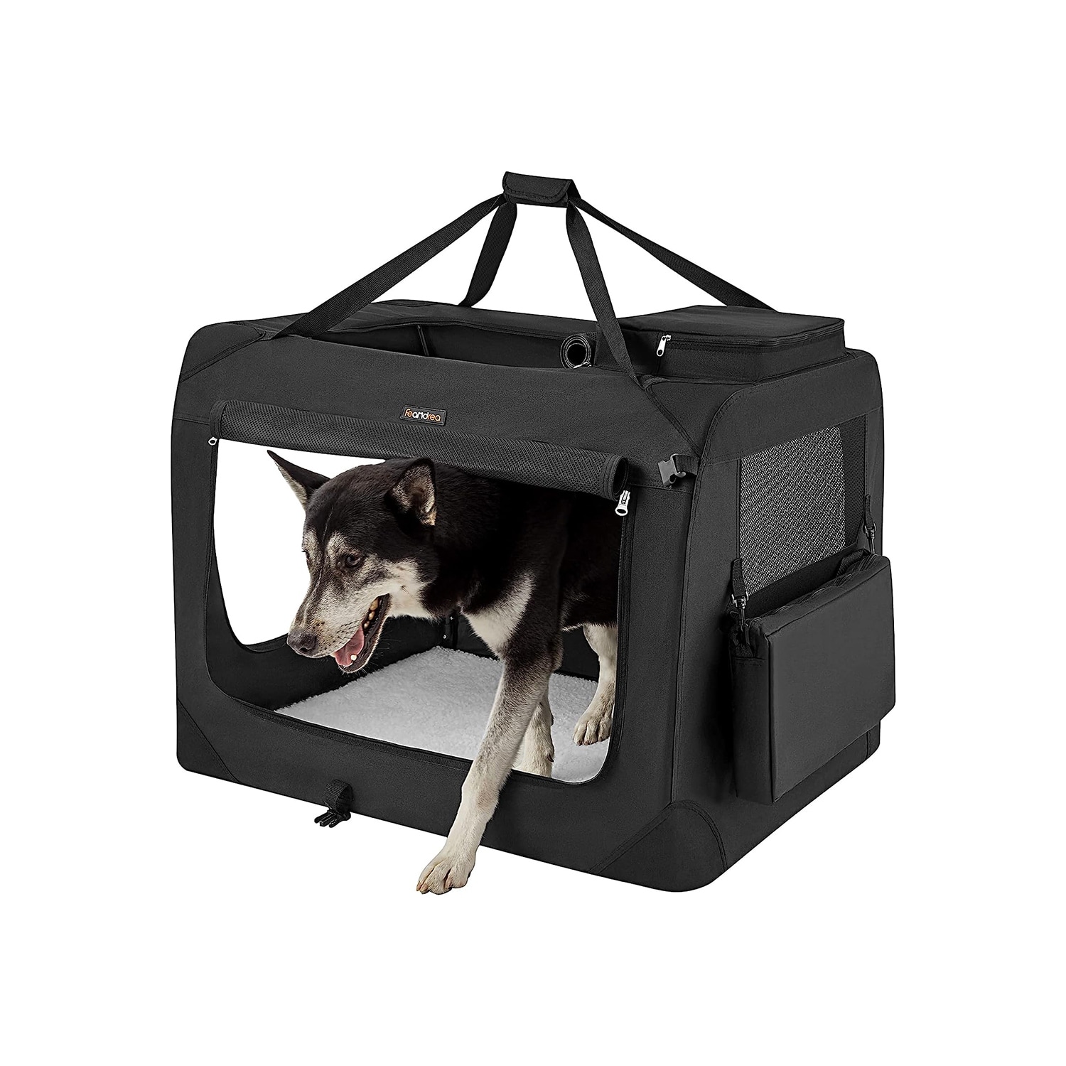 Collapsible Pet Crate, XXXL/XXL, Portable Soft Dog Crate, Oxford Fabric,  Mesh, Metal Frame, with Handle, Storage Pockets - Bed Bath & Beyond -  38454692