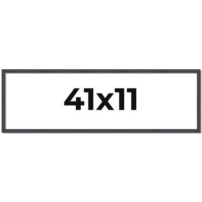 41x11 Frame Brown Solid Wood Picture Frame - Complete Modern Photo