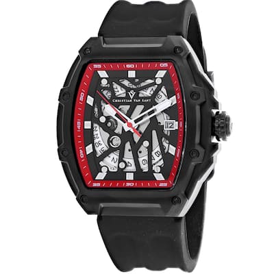 Christian Van Sant Men's Odyssey Black Dial Watch - CV6197B - 6 (36)
