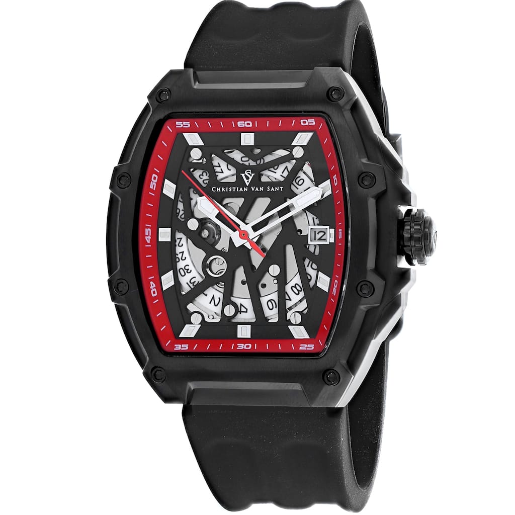Christian Van Sant Men's Odyssey Black Dial Watch - CV6197B - 6 (36)