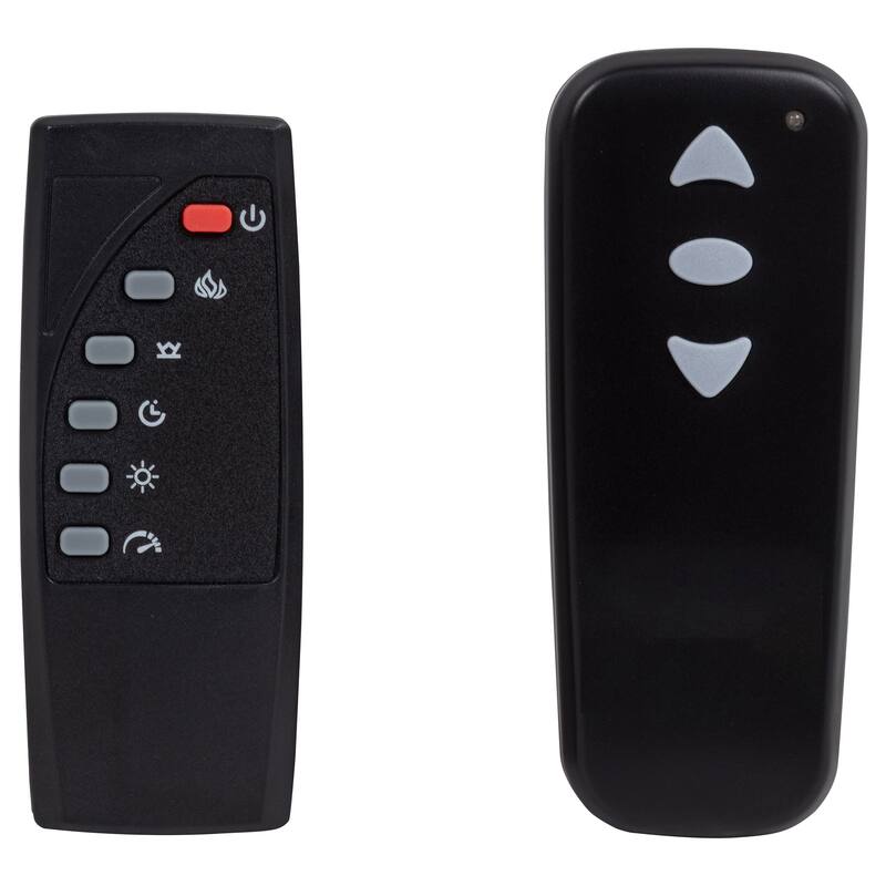 Tisdall Flame Visualizer Wingback TV Bed Black