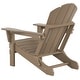 preview thumbnail 130 of 129, POLYTRENDS Laguna All Weather Poly Outdoor Adirondack Chair - Foldable (Set of 2)
