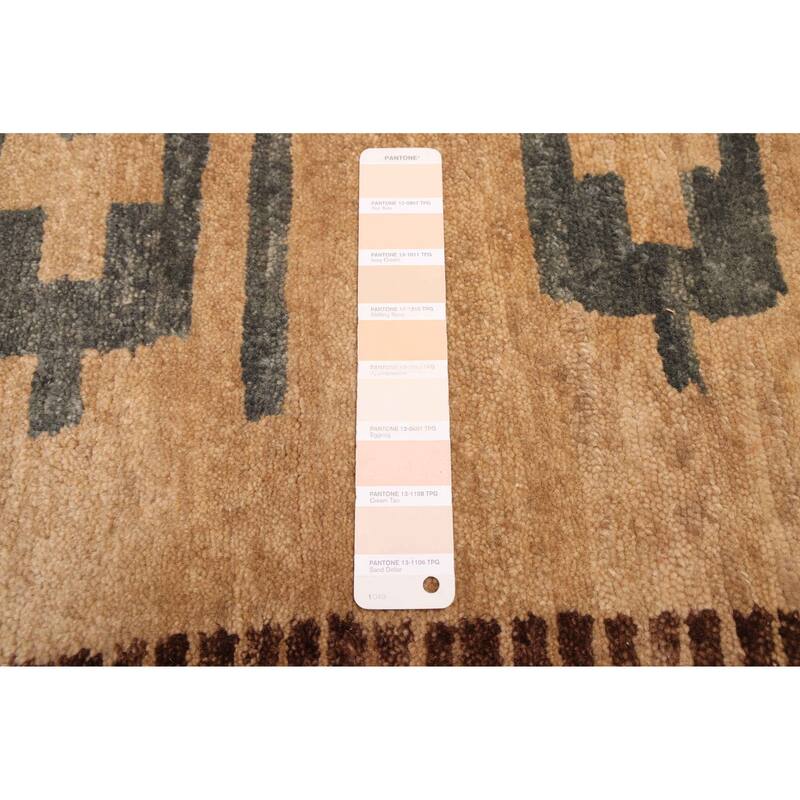 ECARPETGALLERY Hand-knotted Kathmandu Beige Wool Rug - 9'3 x 11'10