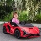 preview thumbnail 8 of 8, Kids Lamborghini SUV 12V Electric Ride-On Car with Adjustable Speed & Safety - Red