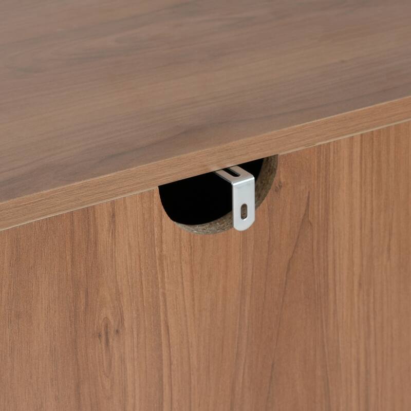 Christopher Knight Home - Modern Sideboard Buffet Cabinet with Soft-close Hinges & Deep Drawer Glides, Versatile Multi-Space Use