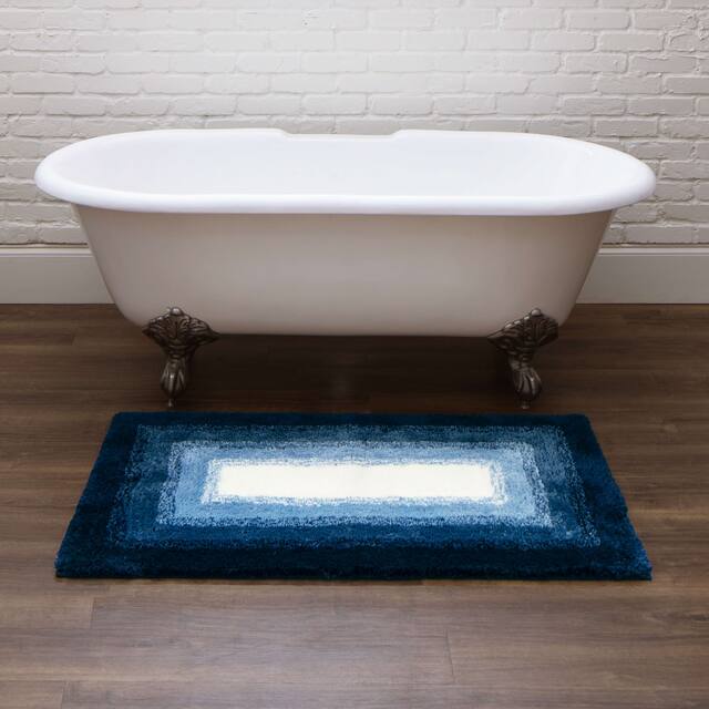 Mohawk Home Ombre Border Bath Rug