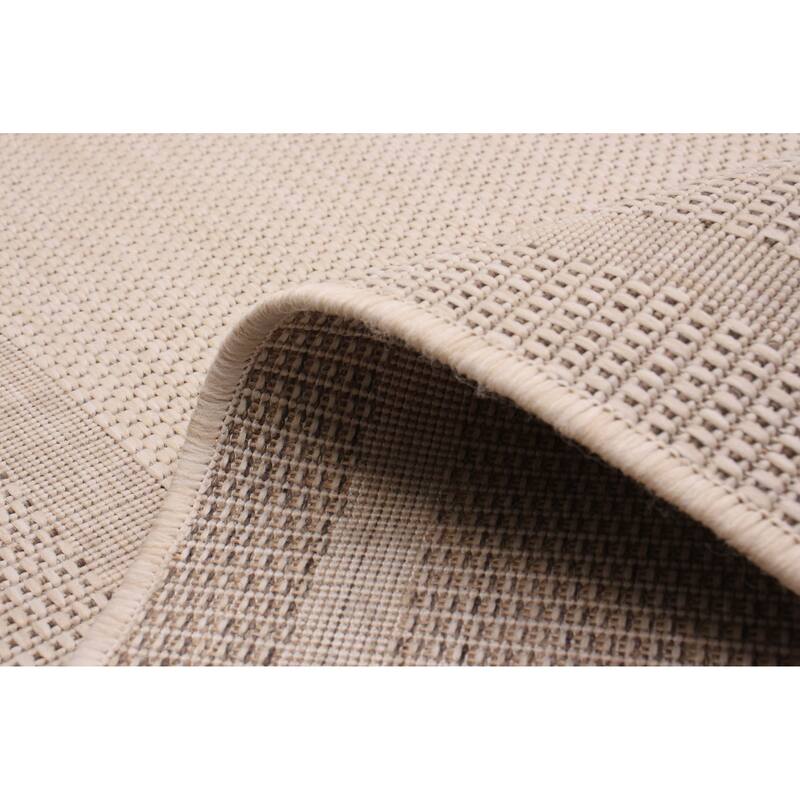 ECARPETGALLERY Machine Woven Jute Natura Polypropylene Rug