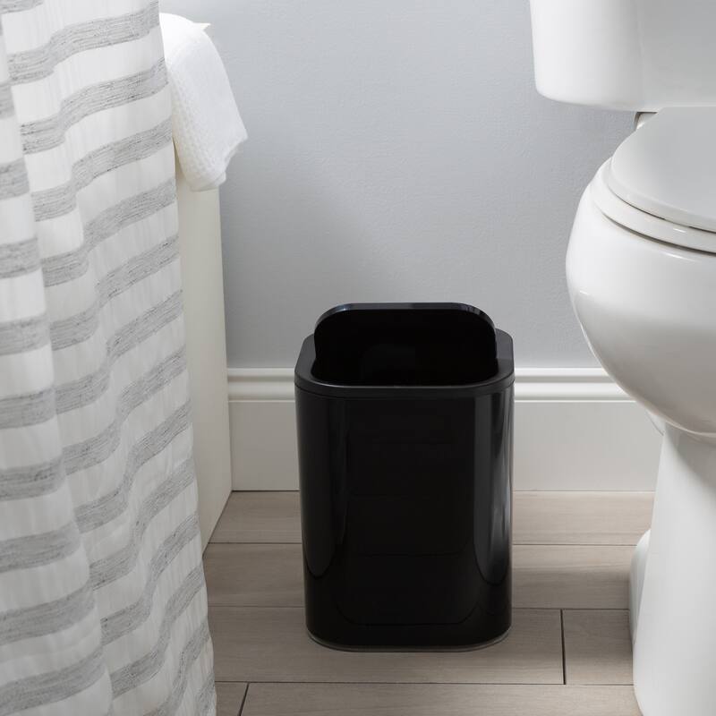 Bath Bliss 2 Pack 8L Acrylic Waste Bin