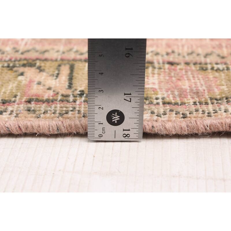 ECARPETGALLERY Hand-knotted Antalya Vintage Pink Wool Rug - 9'9 x 12'10