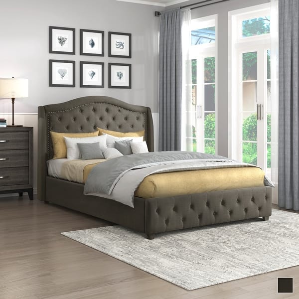 slide 1 of 8, Charisma Upholstered Headboard
