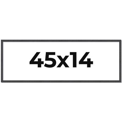 45x14 Frame Brown Solid Wood Picture Frame - Complete Modern Photo