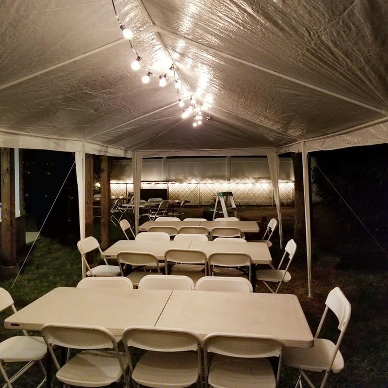 10'x20' Outdoor Party Tent with 6 Removable Sidewalls Canopy Patio Wedding Gazebo - 20x10FT