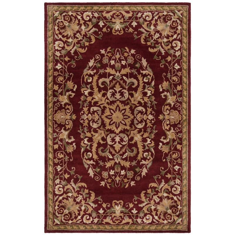 SAFAVIEH Handmade Heritage Hot Air Balloon Traditional Oriental Wool Rug