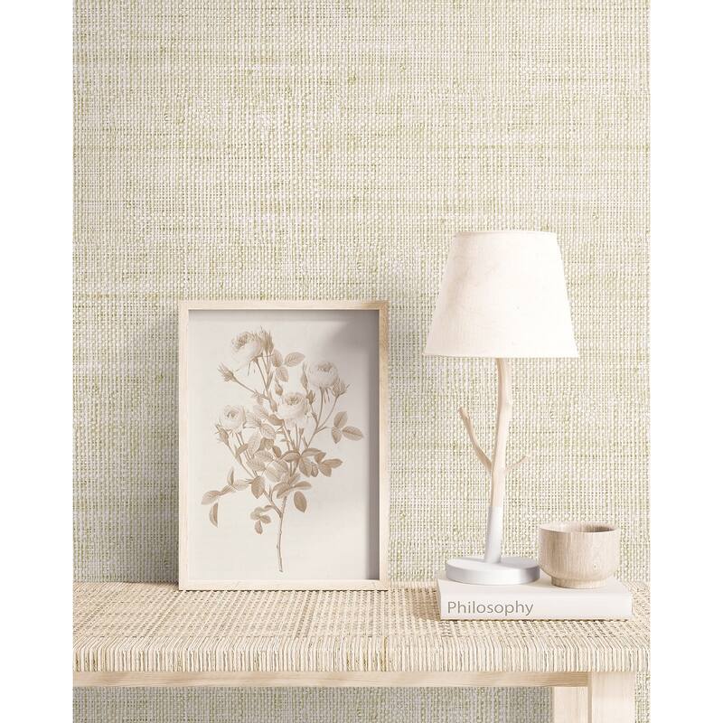 Seabrook Designs Wild Bind Embossed Vinyl Unpasted Wallpaper