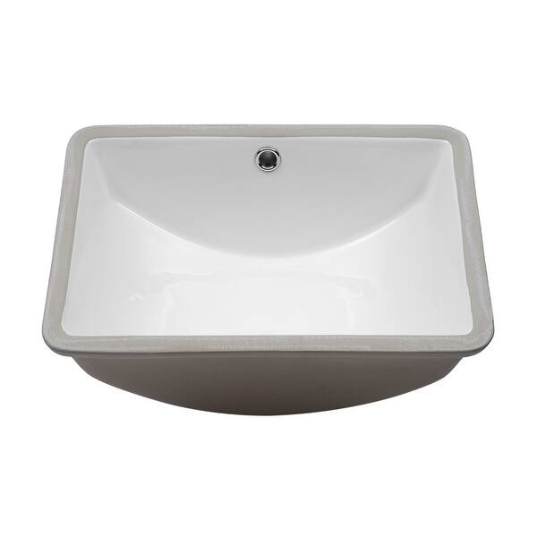 Shop 18 X 14 Rectangle Undermount Bathroom Sink Overstock 31796140