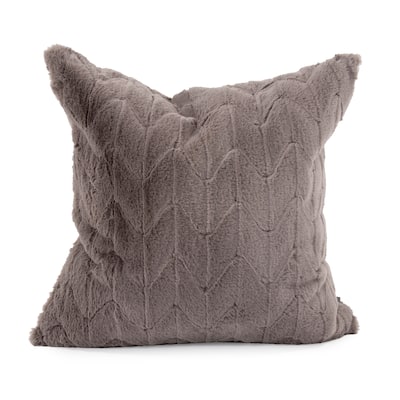 Allan Andrews 20" x 20" Angora Stone Pillow - Down Fill
