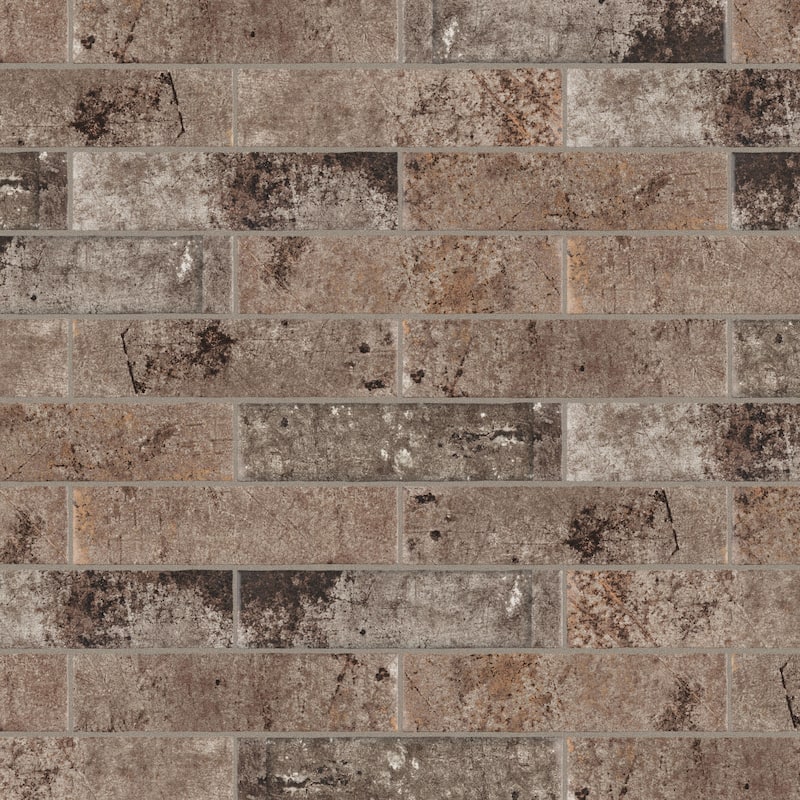 Merola Tile London Brown Glossy 3" x 12" Ceramic Wall Tile