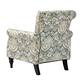 HULALA HOME Nailhead Trim Traditional Accent Armchair with Rolled Arms