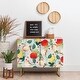 preview thumbnail 6 of 12, Deny Designs Fruity Summer Credenza (Birch or Walnut, 2 Leg Options)