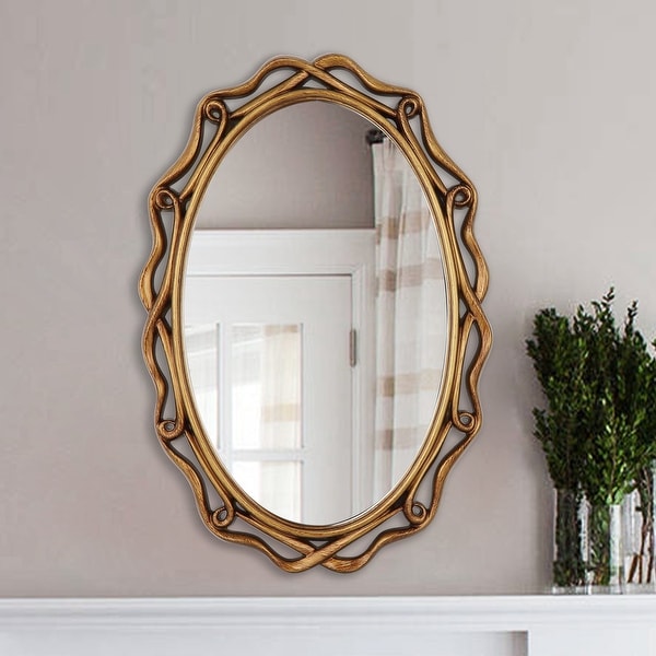 Brass mirrors for wall cheap