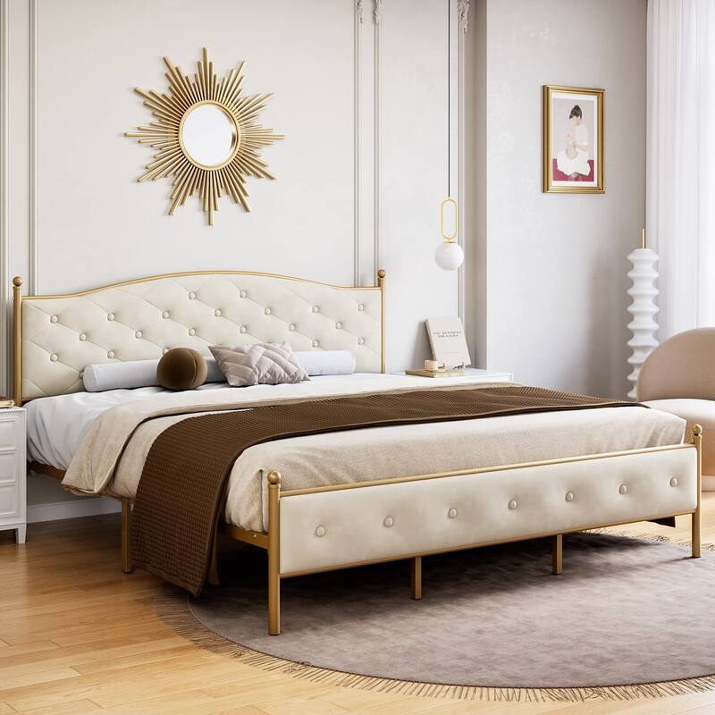 Upholstered Platform Bed