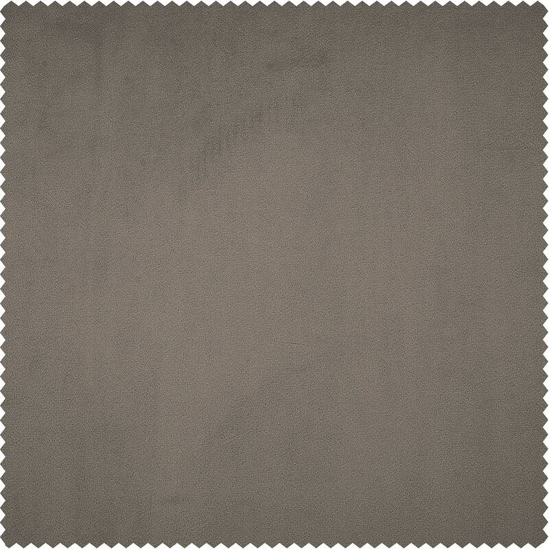 Exclusive Fabrics Heritage Plush Velvet Room Darkening Grommet Curtain (1 Panel)