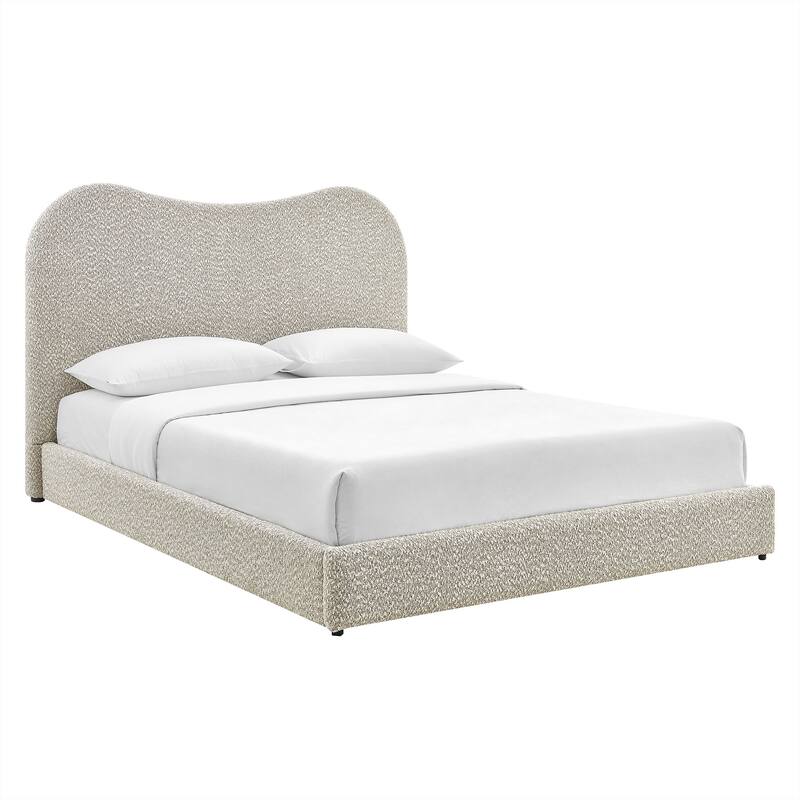 Seluna Boucle Queen Platform Bed