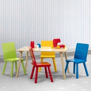 Delta Children Kids Table and Chair Set (4 Chairs Included) - N/A
