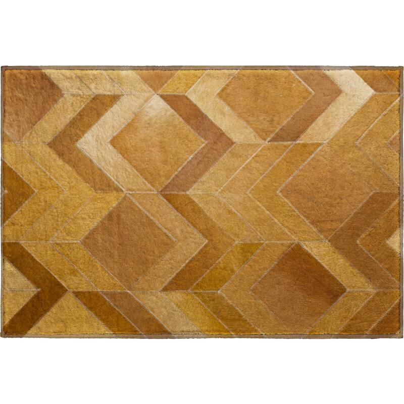 Premium Washable Super Soft Chevron Patchwork Mayfield Rug