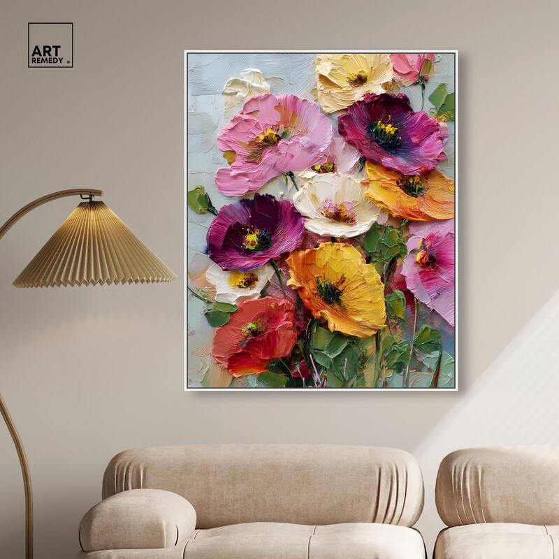Floral Texture II Canvas by Art Remedy